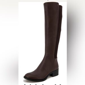 Kenneth Cole New York womens Levon Boot Elegant Brown Knee-High Women's Boots